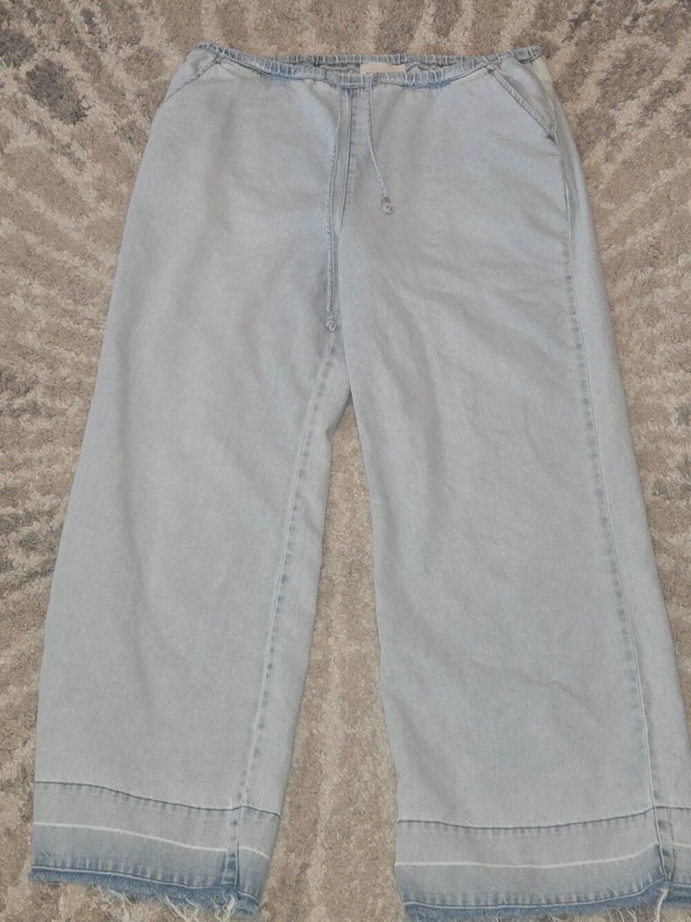 Habitual Wide-Leg Draw String Pants Size L